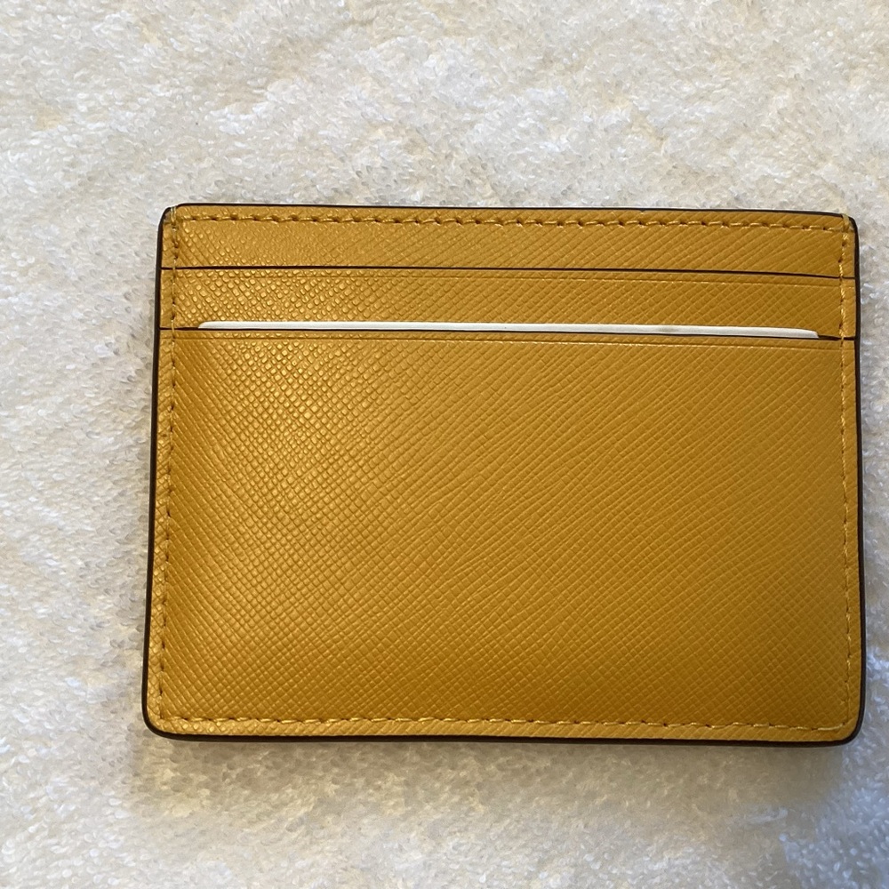 Kate Spade Madison Saffiano Cardholder in Yellow Daffodil - Picture 5 of 5